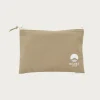 Beams Japan Logo Flat Pouch A5 - Beige< Accessories