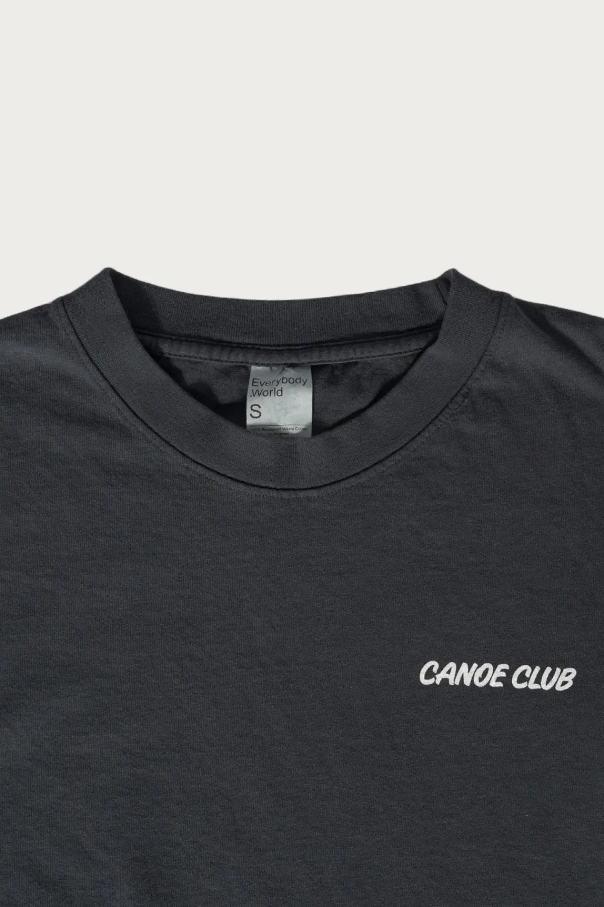 Canoe Club Collaborations Logo Tee - Graphite< Tees And Sweats