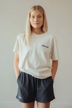 Canoe Club Collaborations Logo Tee - Parchment< Tees And Sweats