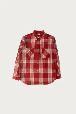 Warehouse & Co. Longsleeve Check Workshirt - Red< Shirts