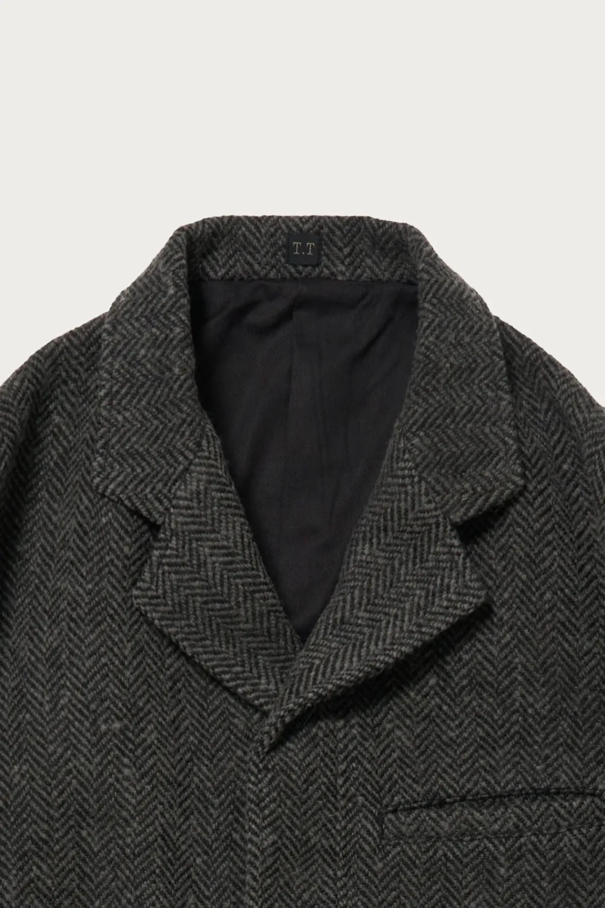 Taiga Takahashi Lot. 405 Atelier Coat - Sumi Dyed Black< Coats, Jackets, And Vests
