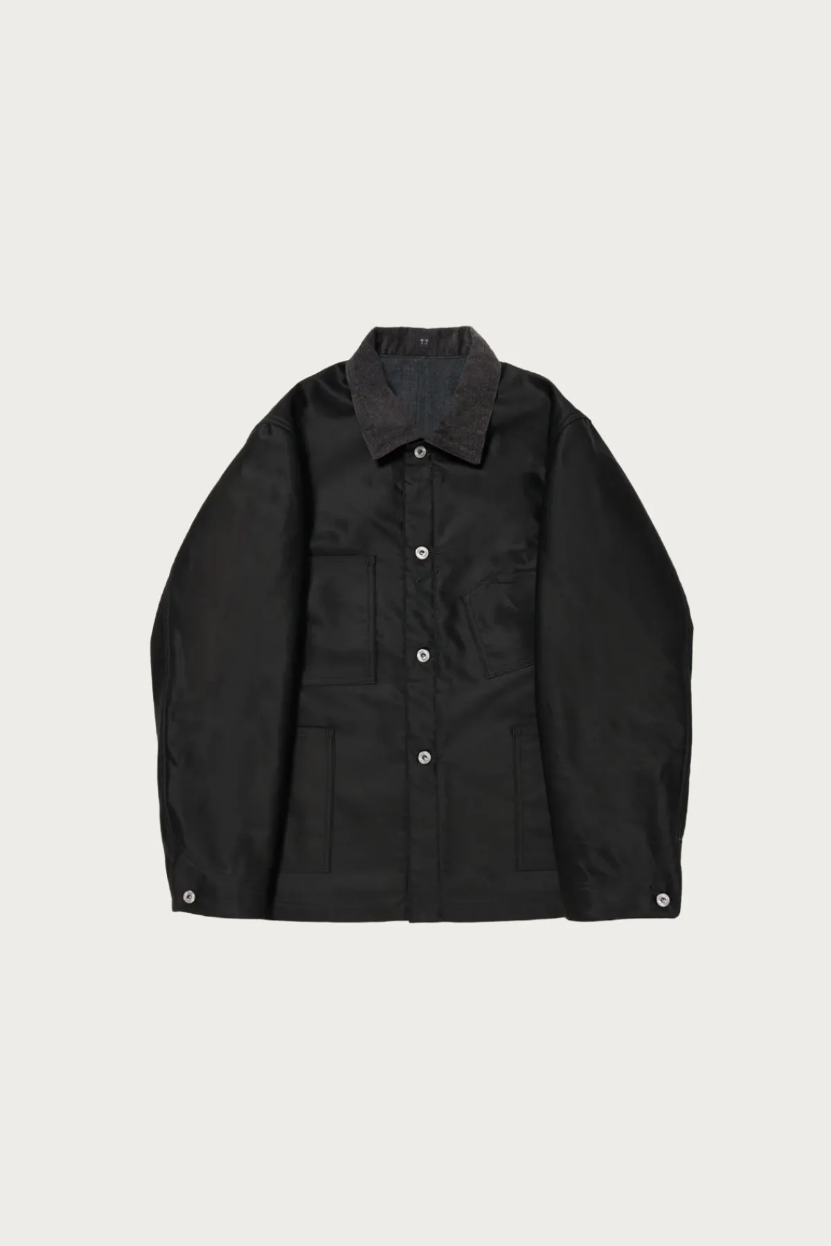 Taiga Takahashi Lot. 304 Blanket Lining Coverall - Black< Coats, Jackets, And Vests