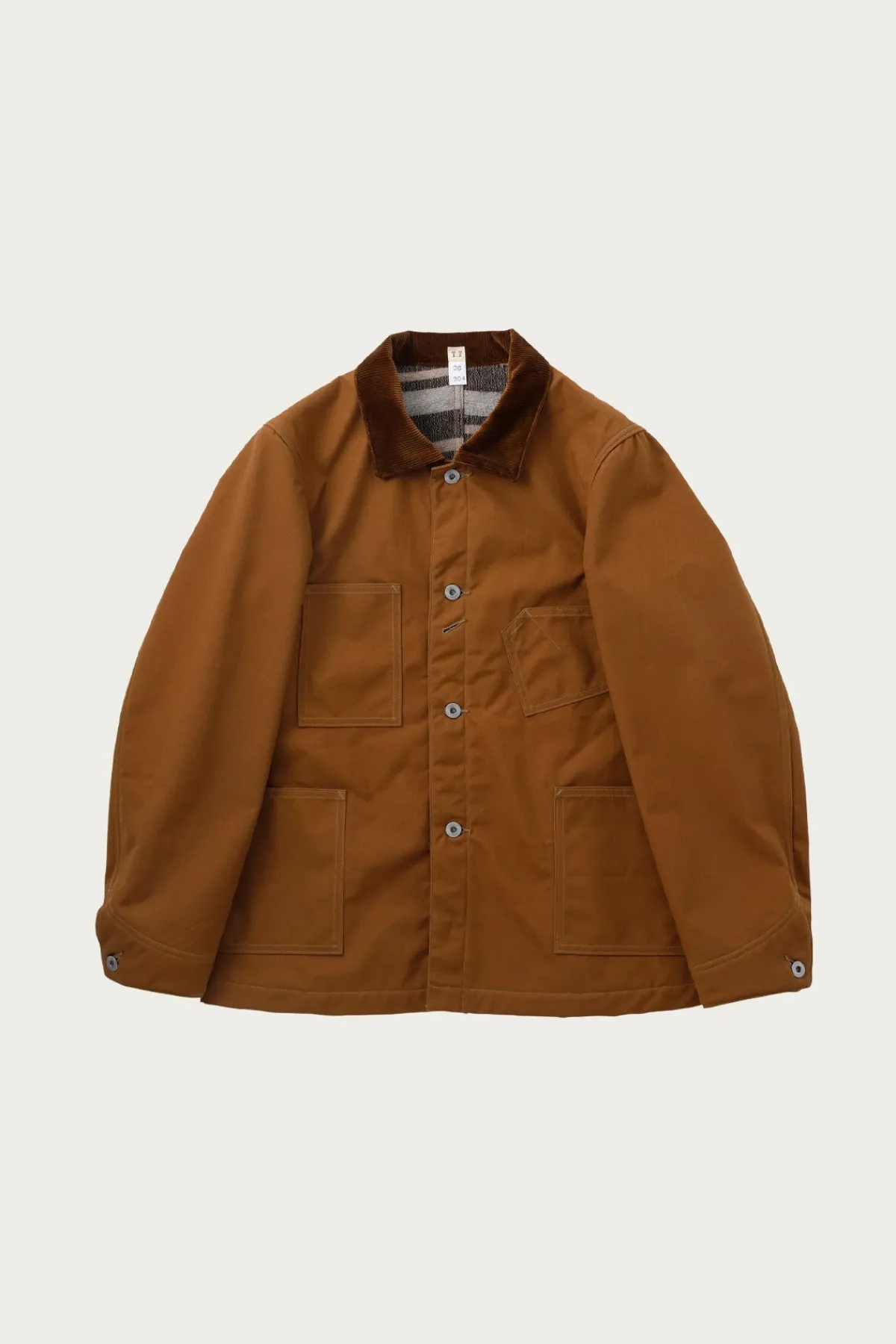 Taiga Takahashi Lot. 304 Blanket Lining Coverall - Camel< Coats, Jackets, And Vests