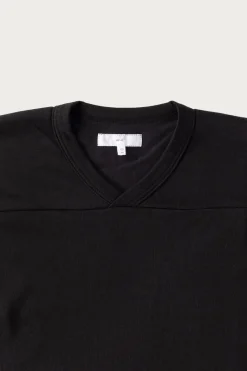 Lady White Co. L/S Football T-Shirt - Black< Tees And Sweats