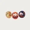 Beams Japan Lucky Charm Doll Petit Set - Gold/Orange/Navy< Homegoods
