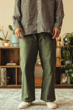 Beams Plus MIL Utility Trousers - Olive< Pants