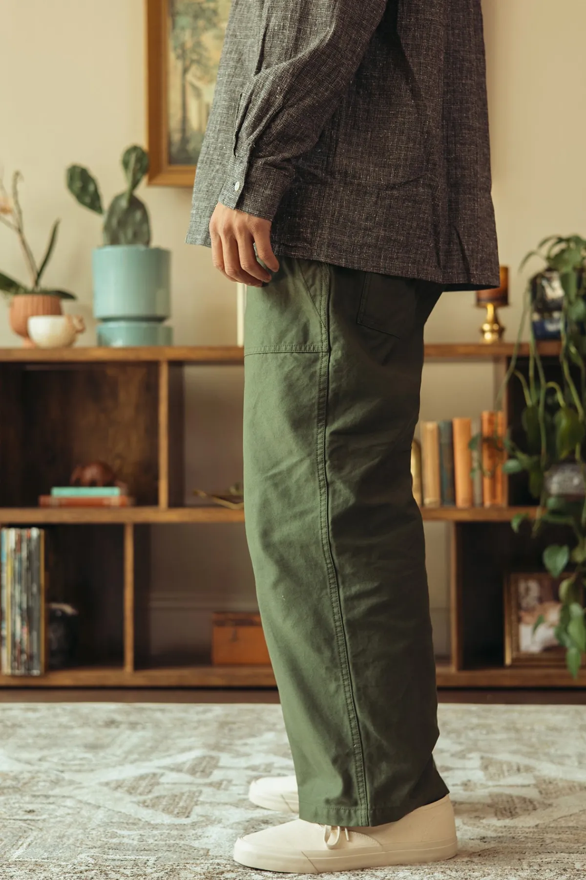 Beams Plus MIL Utility Trousers - Olive< Pants