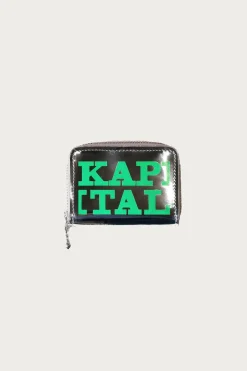 Kapital Mirror Leather THUMBS-UP Mini Wallet - Green< Accessories