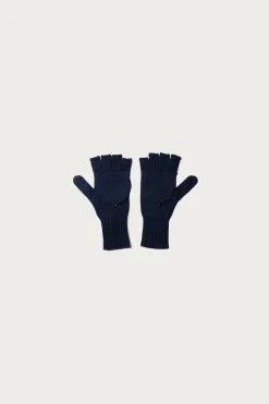 Engineered Garments Mitten - Navy Merino Wool< Accessories