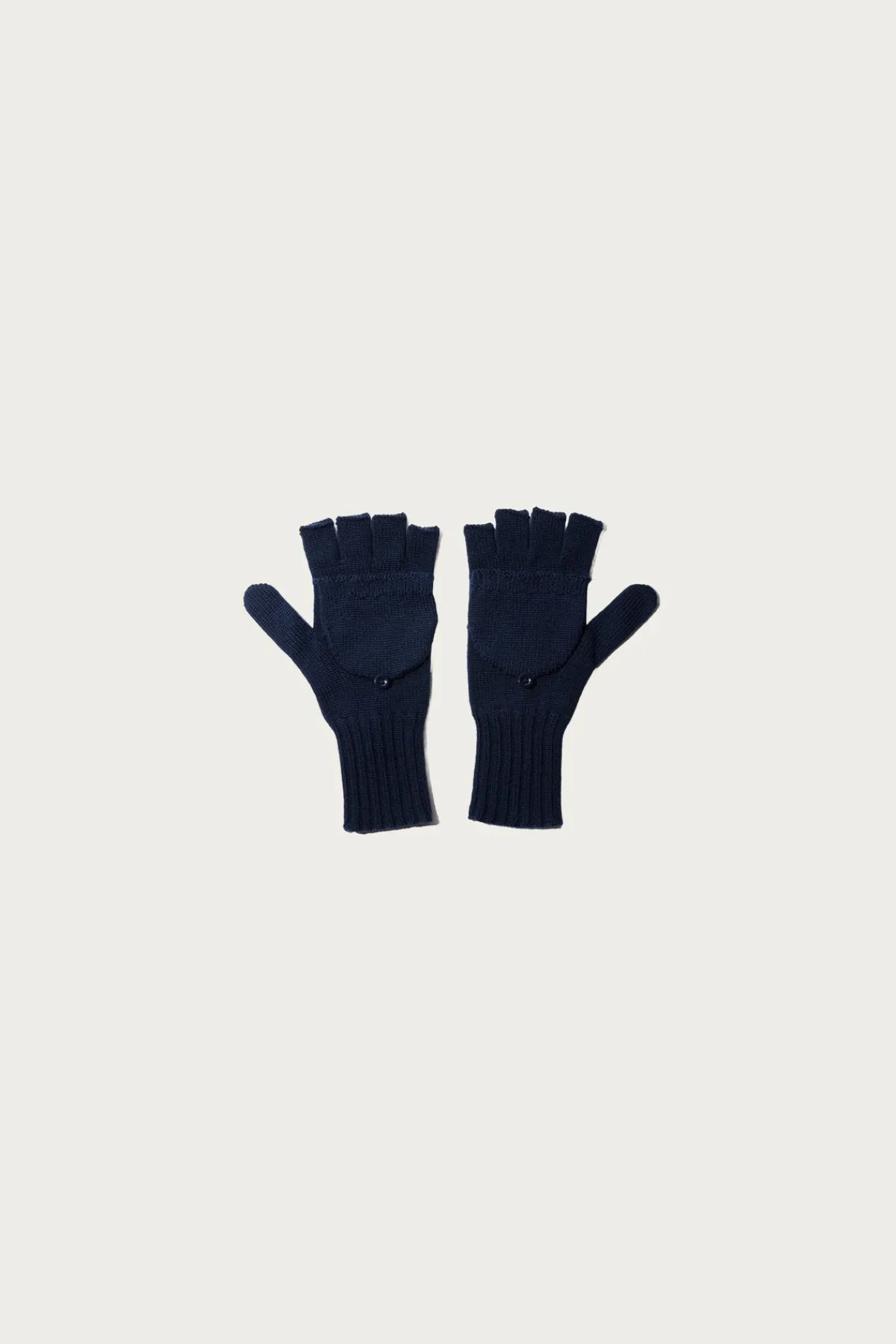 Engineered Garments Mitten - Navy Merino Wool< Accessories