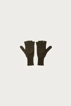 Engineered Garments Mitten - Olive Merino Wool< Accessories