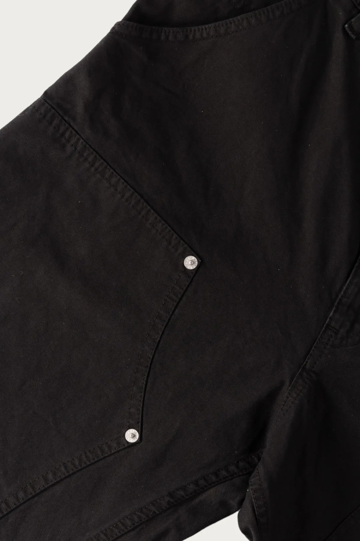 MM6 Maison Margiela MM6 Double Knee Trousers - Black< Pants