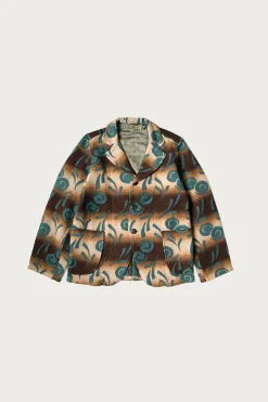 Kapital Napping Cotton PUEBLO VOLTEX HOSPITAL JKT - Brown< Coats, Jackets, And Vests