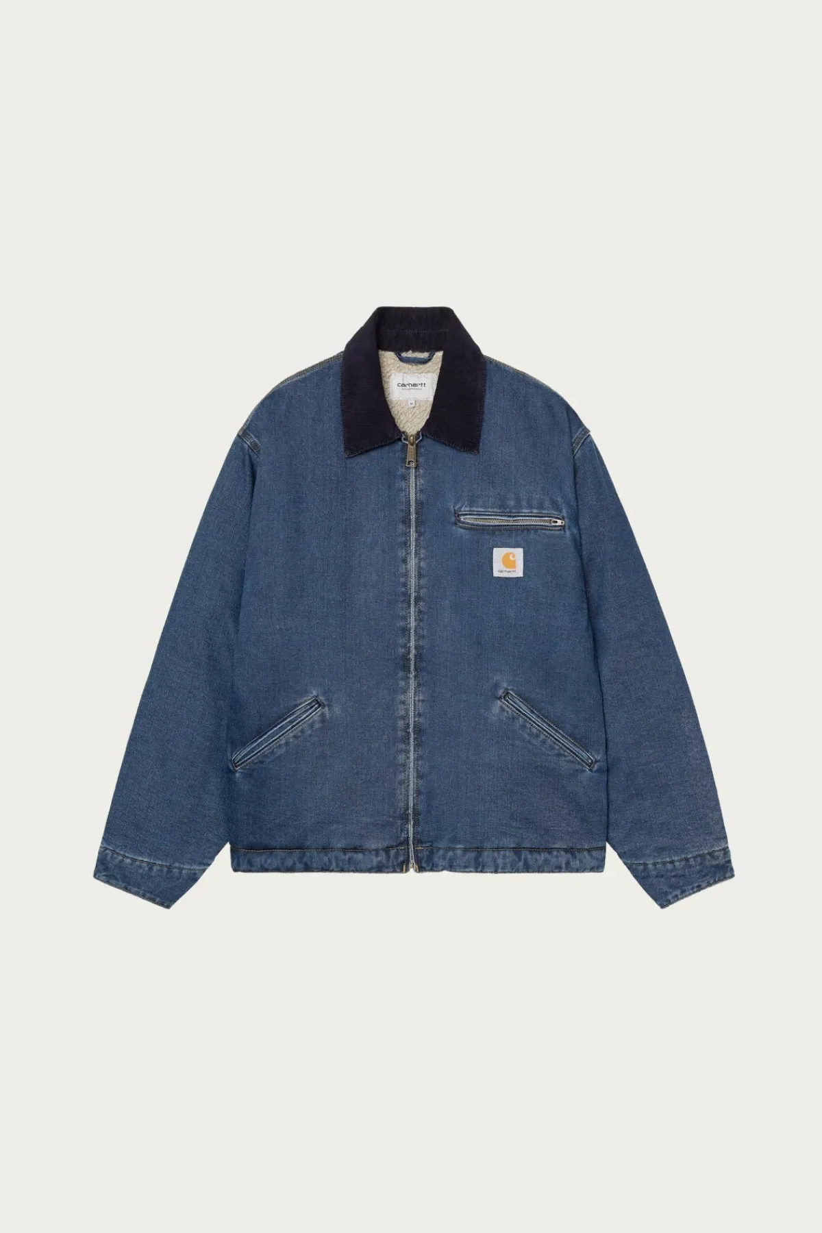 Carhartt Work In Progress OG Detroit Jacket - Blue/Dark Navy Stone Washed< Coats, Jackets, And Vests