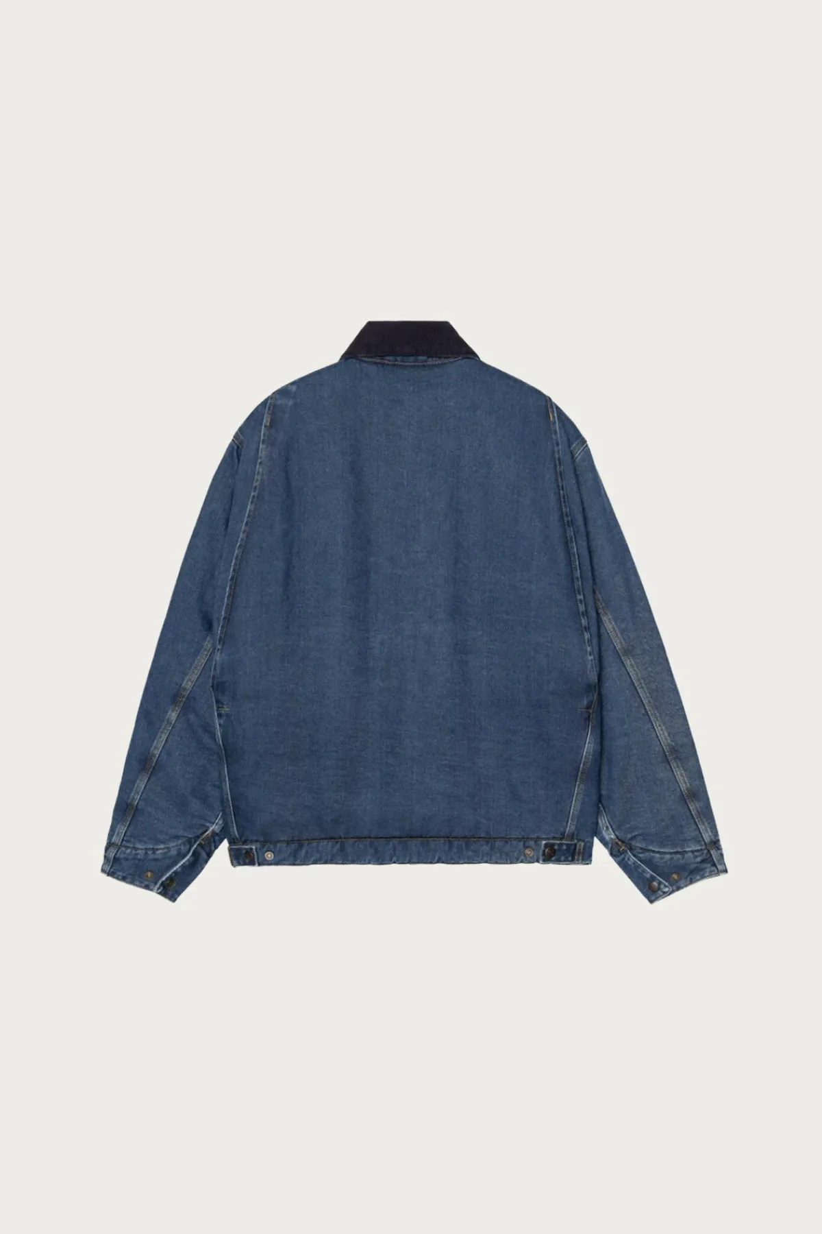 Carhartt Work In Progress OG Detroit Jacket - Blue/Dark Navy Stone Washed< Coats, Jackets, And Vests