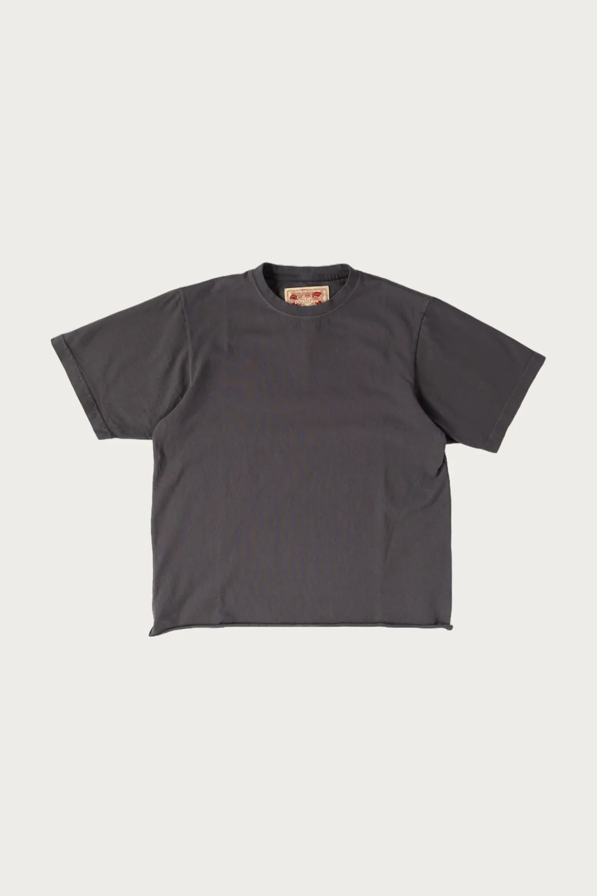 Monostereo On The Farm Raw Hem Tee - Washed Black< Tees And Sweats