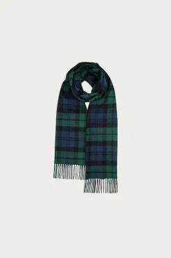 Gloverall Oversized Lambswool Scarf - Blackwatch< Accessories