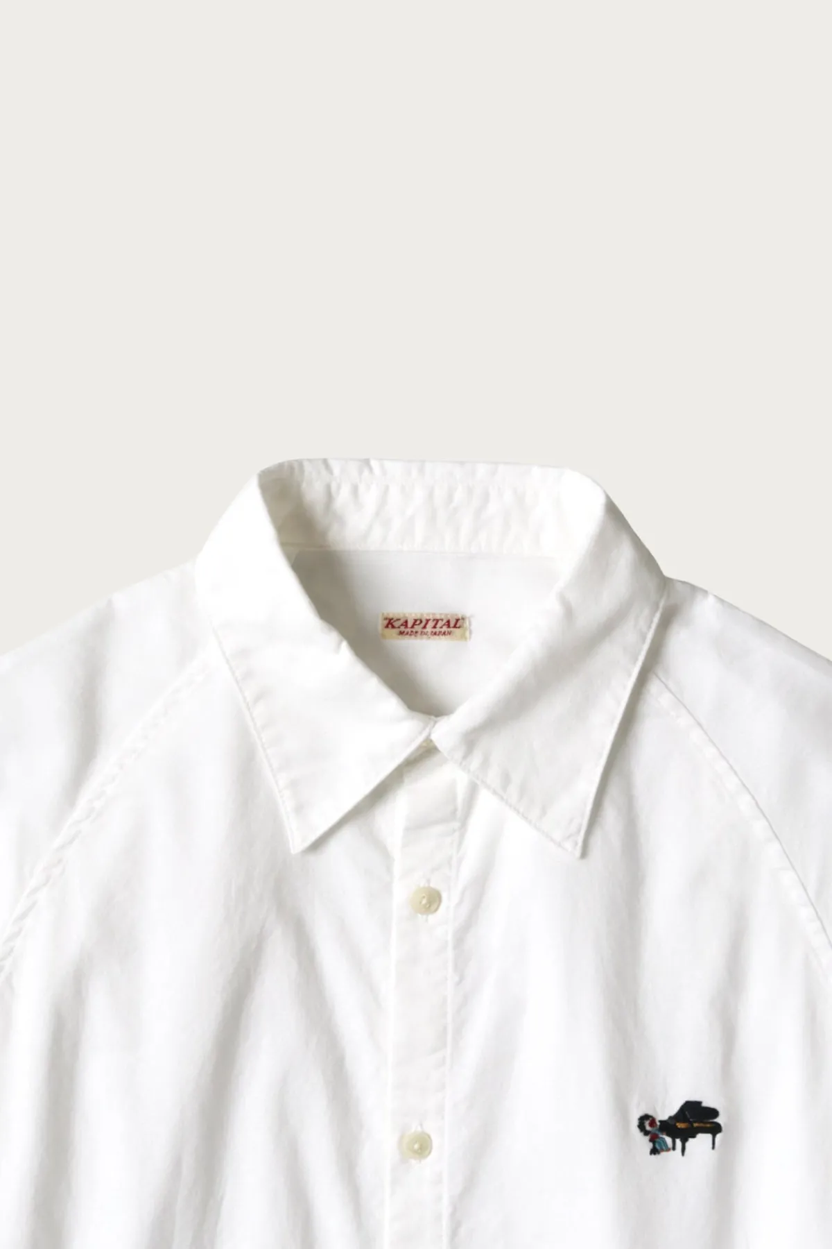 Kapital OX PIANO Motion Shirt - White< Tees And Sweats