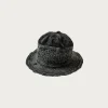 Kapital 11.5oz BLKxBLK Denim The Old Man And The Sea Hat (Crash Remake)< Accessories