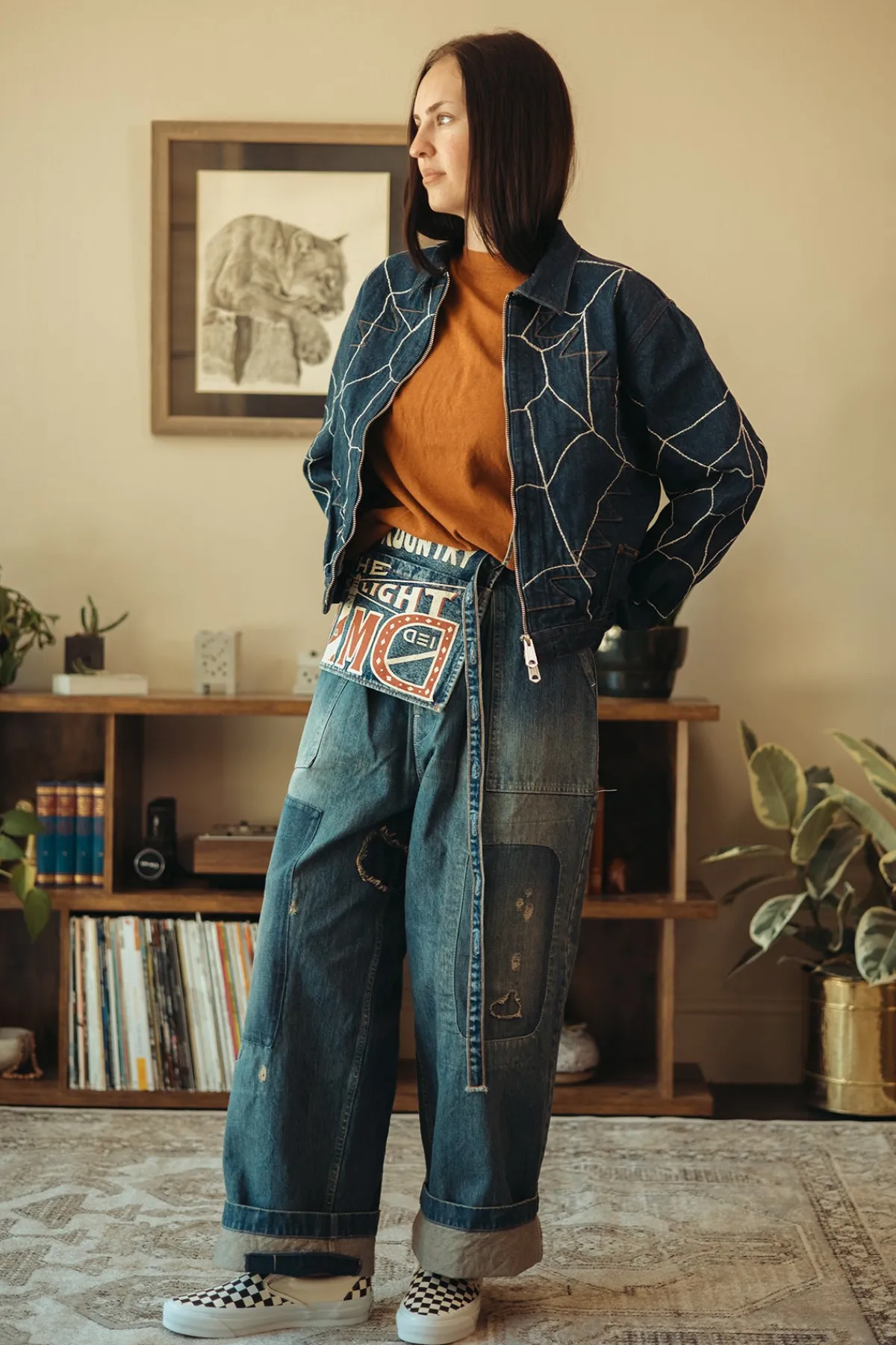 Kapital 13oz Denim Blouson (KOUNTRY DREAM CATCH Remake) - Indigo< Denim