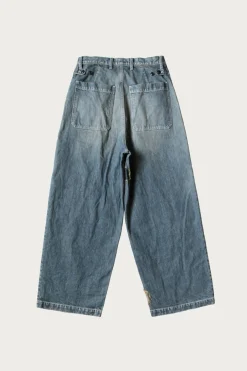 Kapital 14oz Denim FATIGUE Baggy Pants (RUSHFIELD Remake) - Indigo< Pants