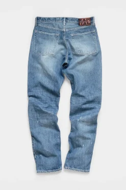 Kapital 14oz Denim 5P MONKEY CISCO (3YearsFade) - Indigo< Denim
