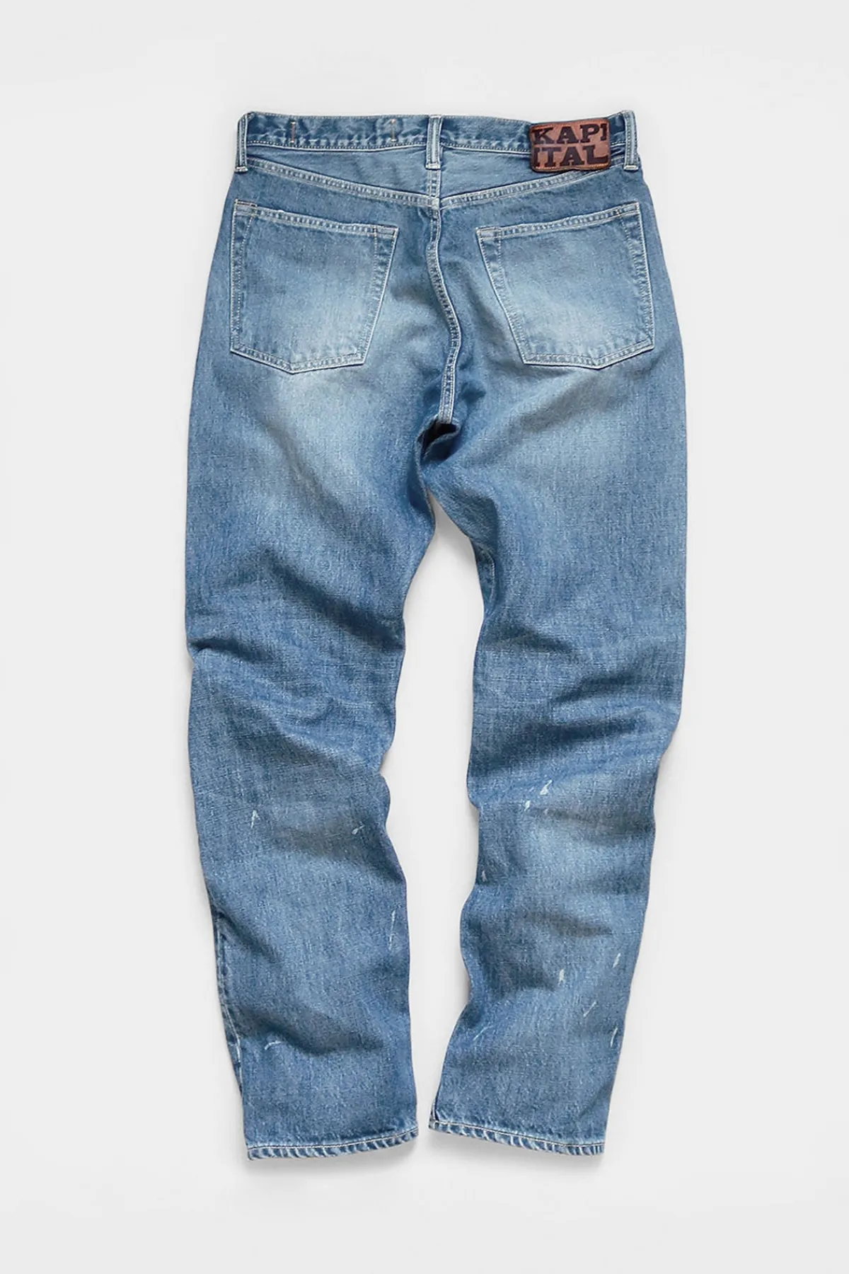 Kapital 14oz Denim 5P MONKEY CISCO (3YearsFade) - Indigo< Denim