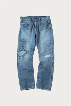 Kapital 14oz Denim 5P MONKEY CISCO (3YearsFade) - Indigo< Denim