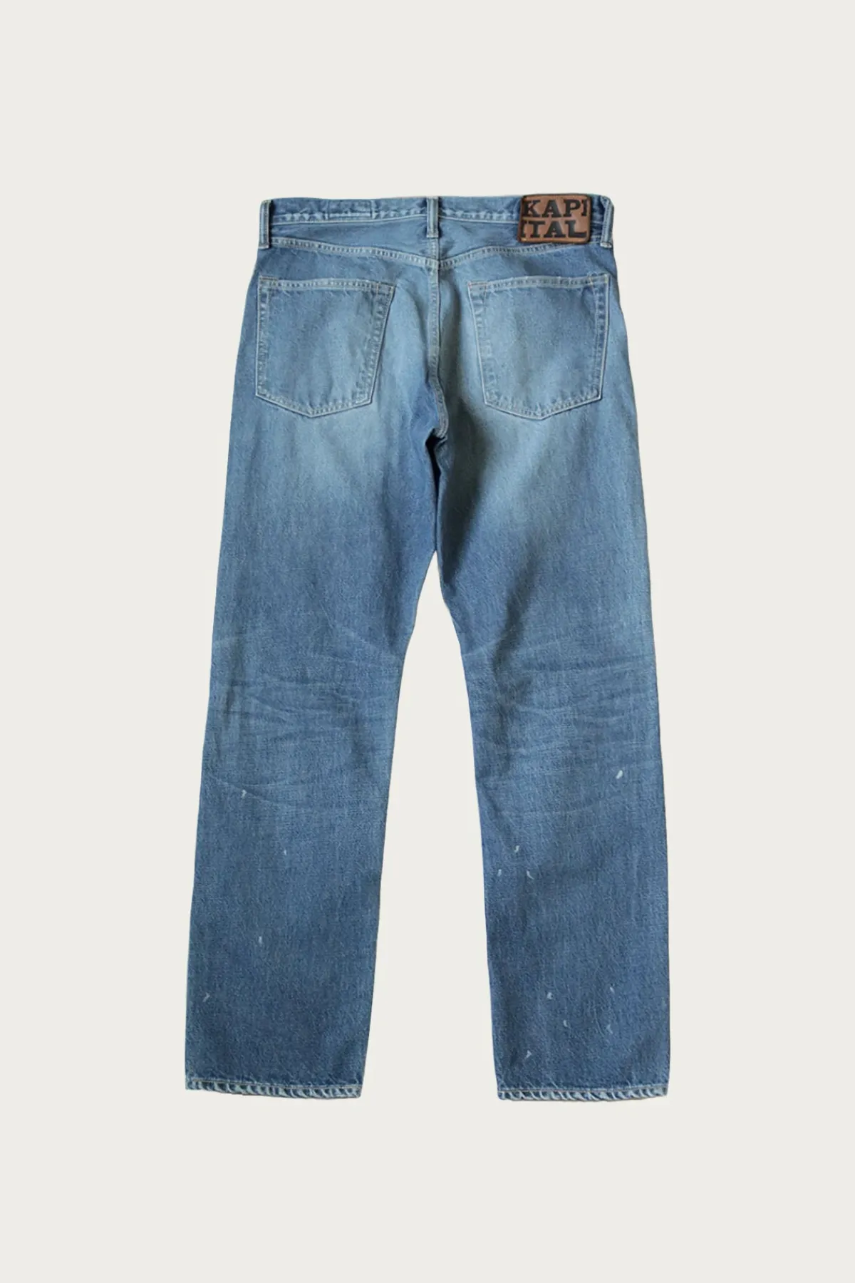 Kapital 14oz Denim 5P MONKEY CISCO (3YearsFade) - Indigo< Denim