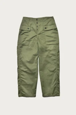 The Real McCoys P-44 Utility Trousers - Sage Green< Pants