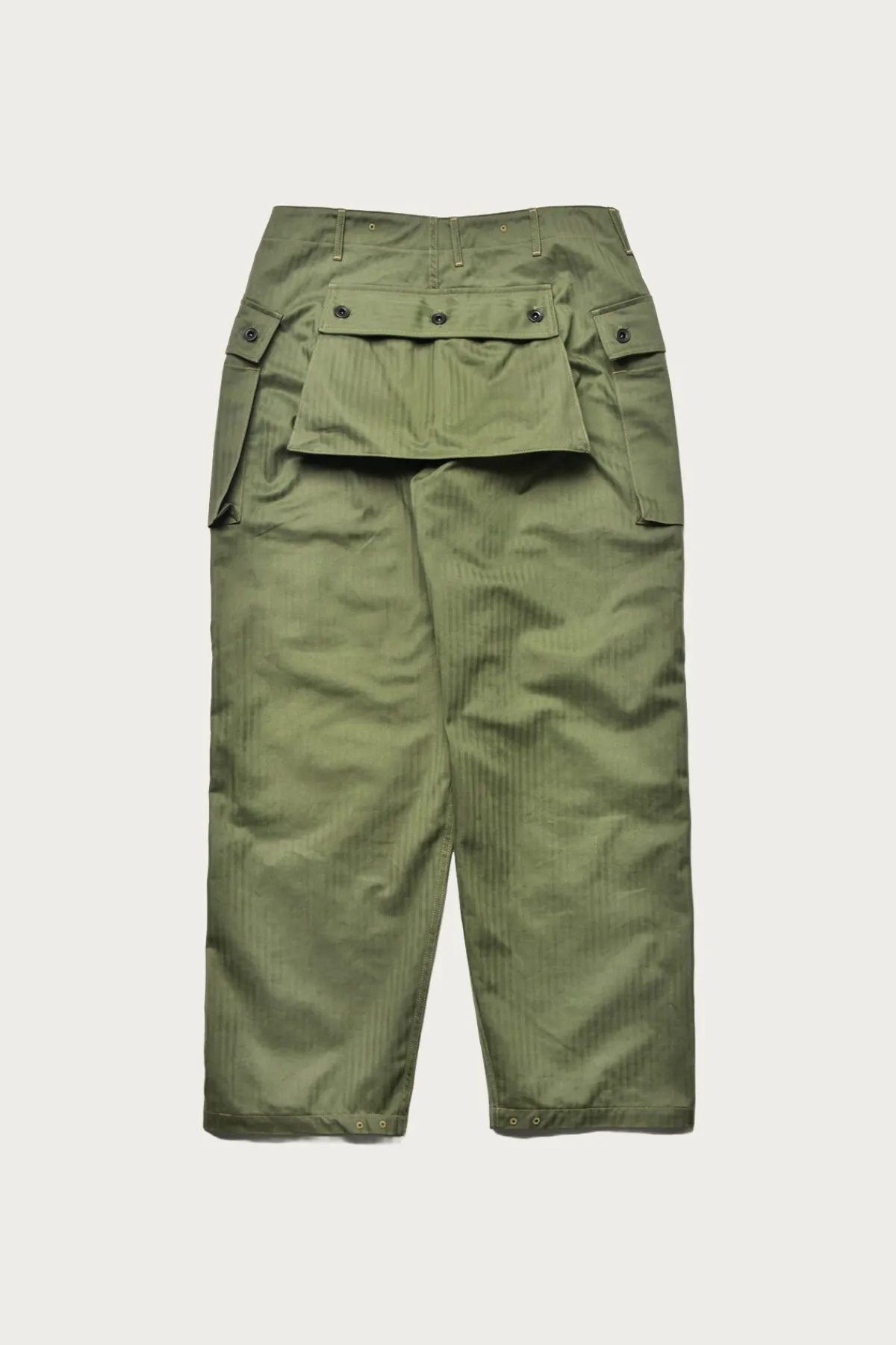 The Real McCoys P-44 Utility Trousers - Sage Green< Pants