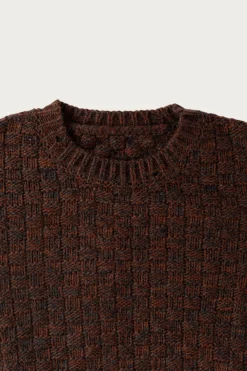 MM6 Maison Margiela Patterned Sweater - Grey/Orange< Sweaters