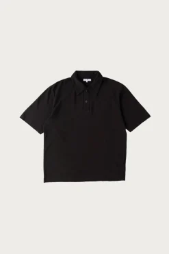 Lady White Co. Pique Two Button Polo - Black Pine< Shirts
