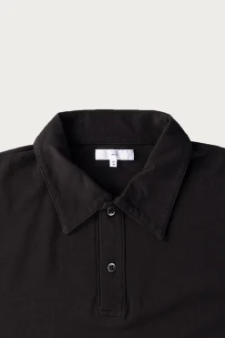 Lady White Co. Pique Two Button Polo - Black Pine< Shirts