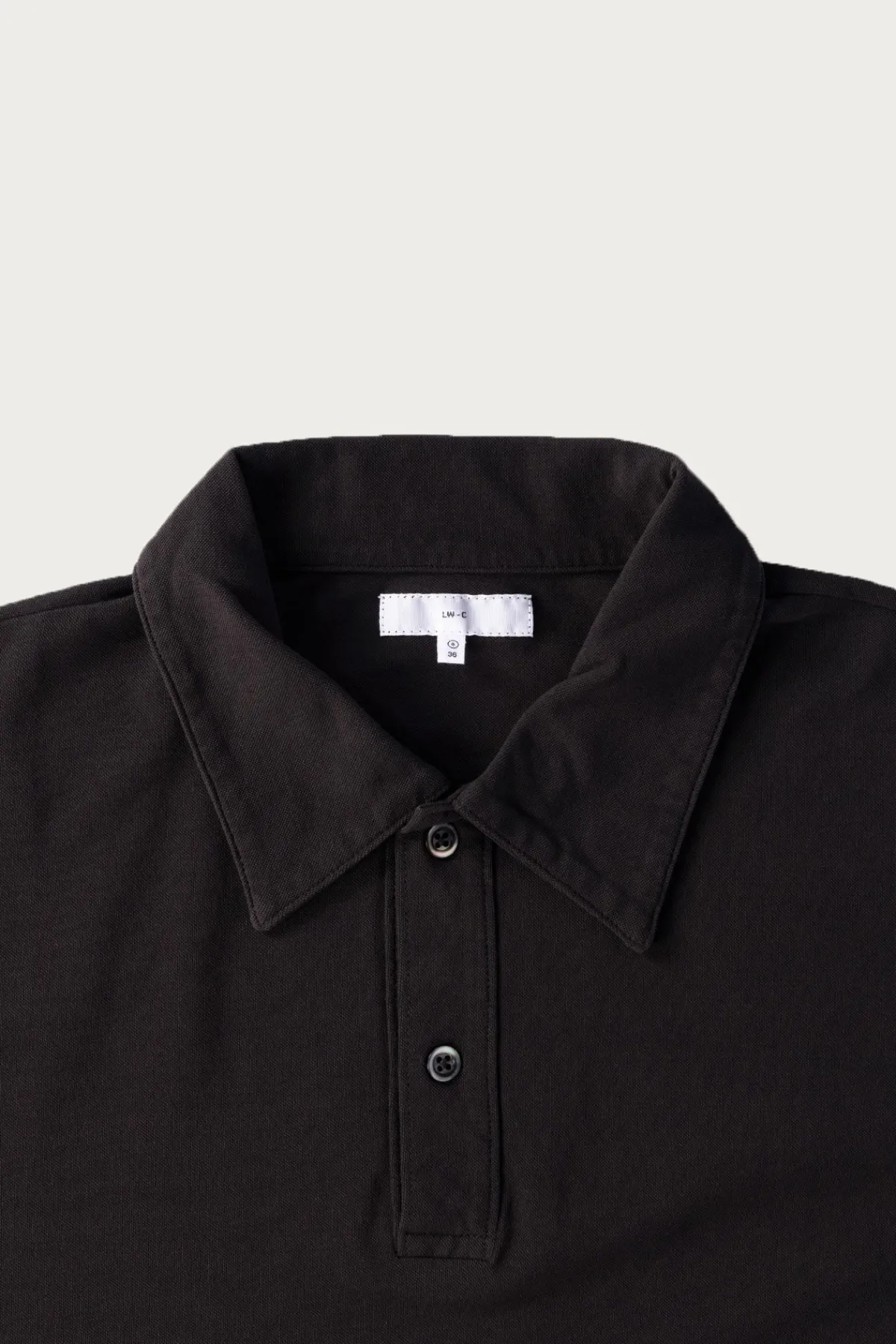 Lady White Co. Pique Two Button Polo - Black Pine< Shirts