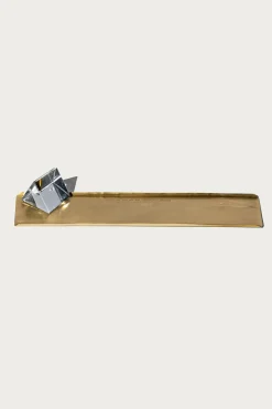 Puebco Prism Incense Holder w/ Brass Tray< Homegoods
