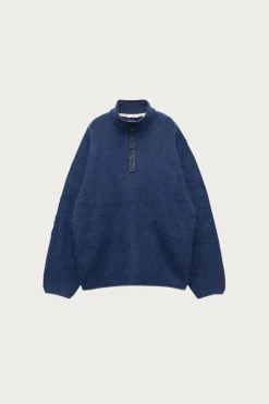 nanamica Pullover Mohair Sweater - Navy< Sweaters