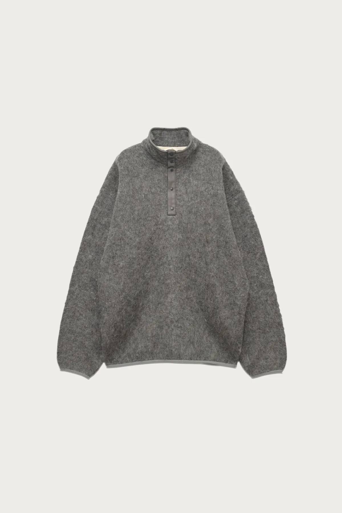 nanamica Pullover Mohair Sweater - Heather Grey< Sweaters