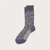 Rototo Rain Drop Crew - Steel Blue/Ivory< Accessories