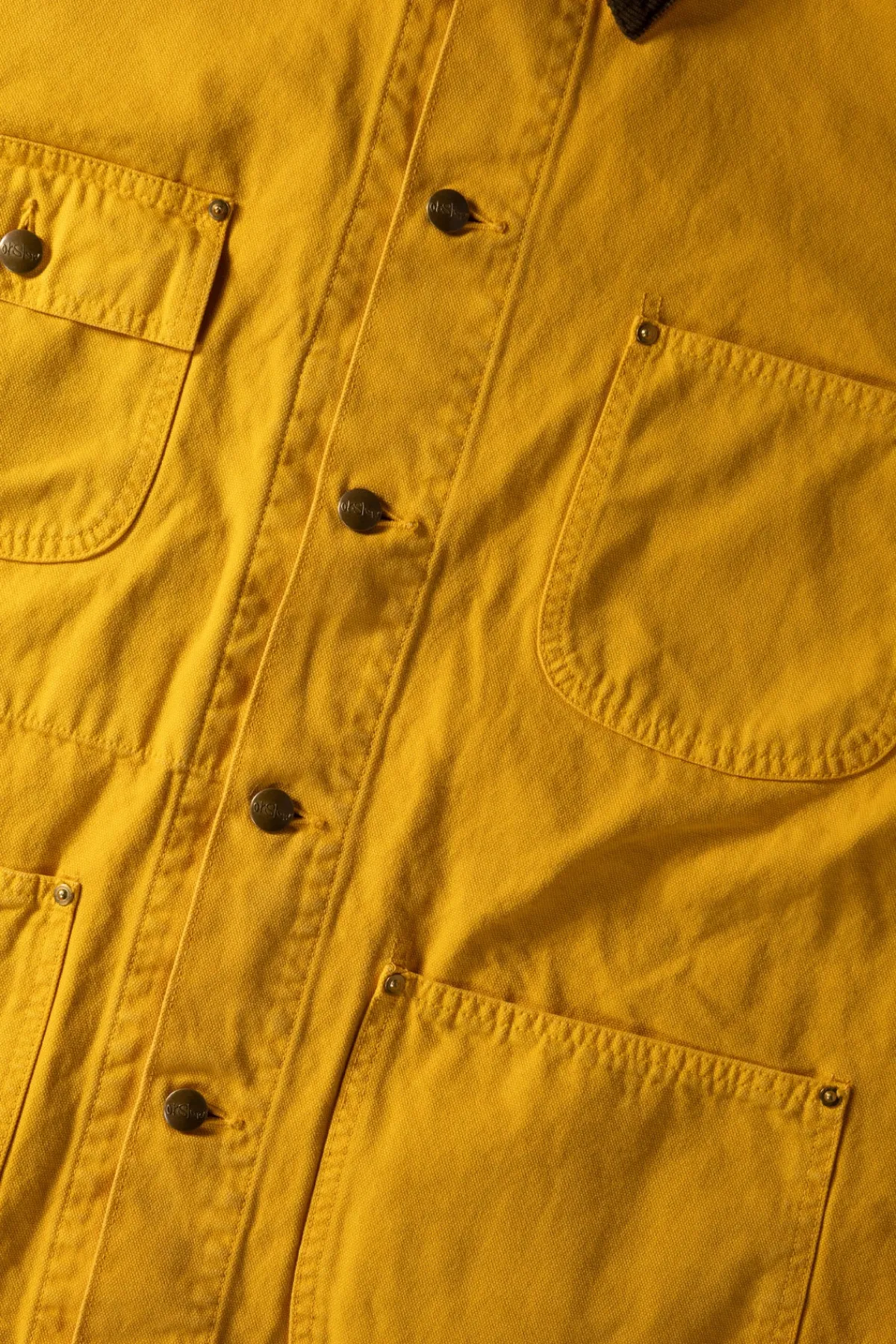 orSlow Relax Fit Coverall - Yellow< Coats, Jackets, And Vests