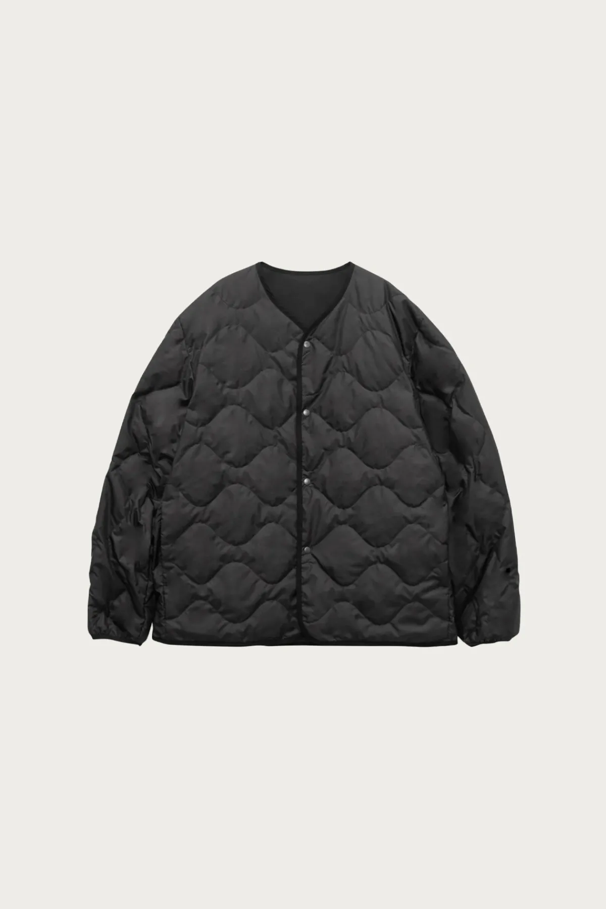 nanamica Reversible Down Cardigan - Black< Coats, Jackets, And Vests
