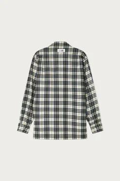 MM6 Maison Margiela Reversible Flannel Shirt - Black/Blue< Shirts