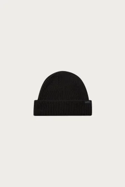 Gloverall Ribbed Merino Beanie - Black< Accessories