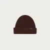 Gloverall Ribbed Merino Beanie - Burgundy< Accessories