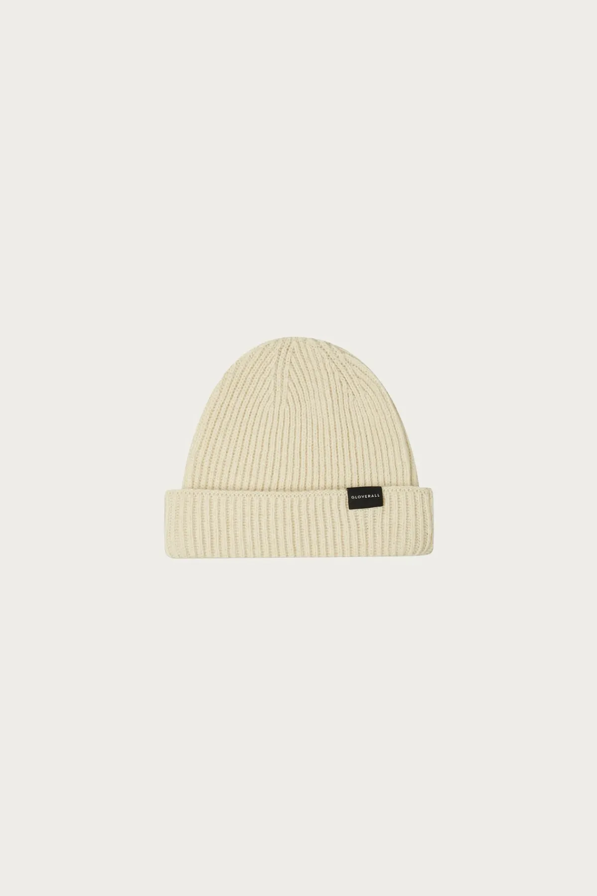 Gloverall Ribbed Merino Beanie - Ecru< Accessories