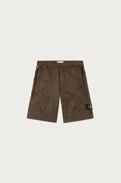Stone Island Ripstop Light HT Nylon Shorts - Military Green< Shorts