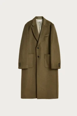 Our Legacy Robe Overcoat - Disruptive Moss Kilo Melton< Coats, Jackets, And Vests