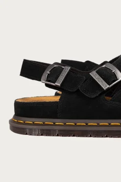 Dr. Martens San Archive Fisherman - Plush Suede Reverse Black< Footwear