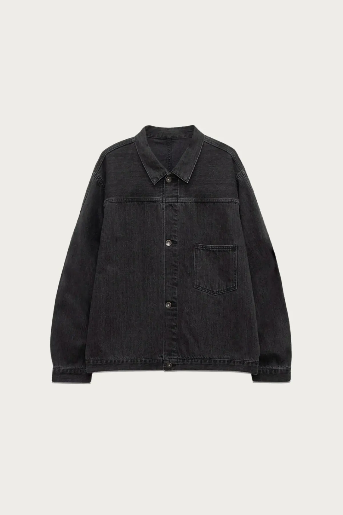nanamica Short Denim Jacket - Grey< Coats, Jackets, And Vests