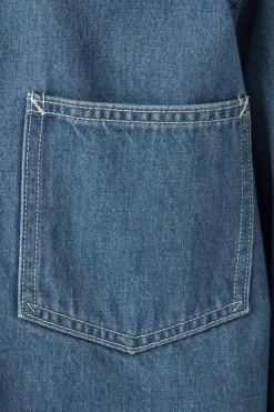 nanamica Short Denim Jacket - Light Indigo< Coats, Jackets, And Vests